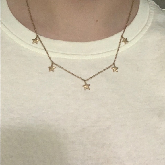 Gold star necklace - Picture 1 of 1